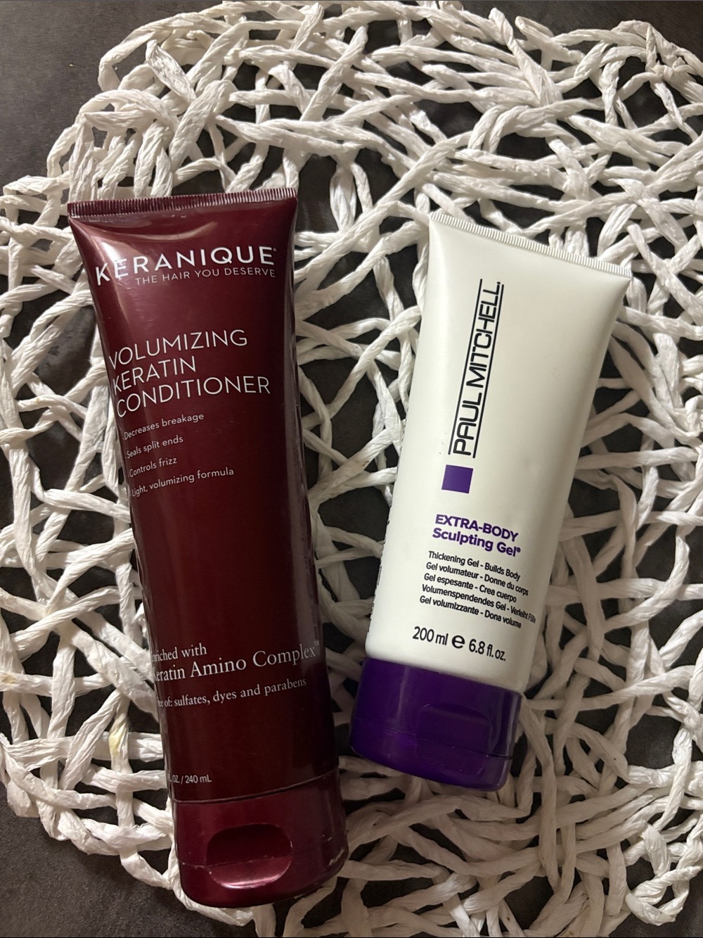 Keranique Volumizing Keratin Conditioner - Deep Burgundy